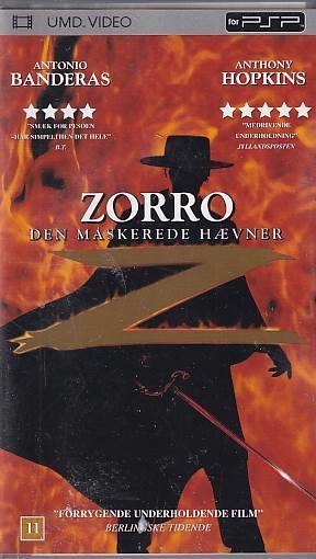 Zorro Den Maskerede Hævner - PSP UMD Film (B Grade) (Genbrug)